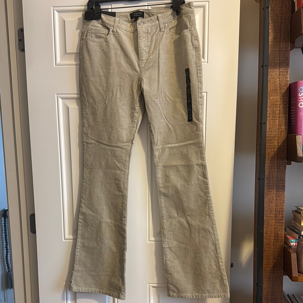 Low Rise Bootcut Corduroy Pants